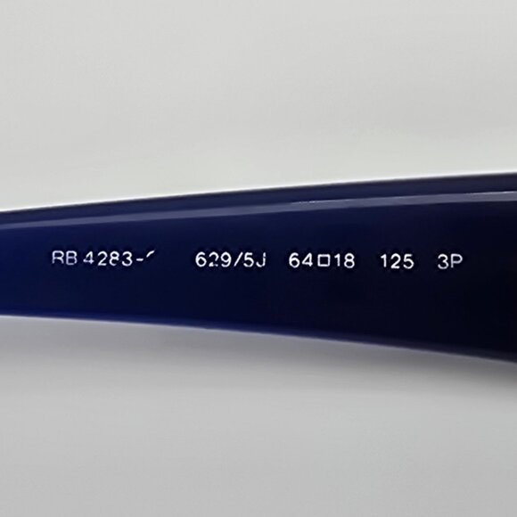 Ray-Ban RB4283-CH 629/5J Blue Frame Polarized Grey Chromance Lens Sunglasses - Picture 7 of 16